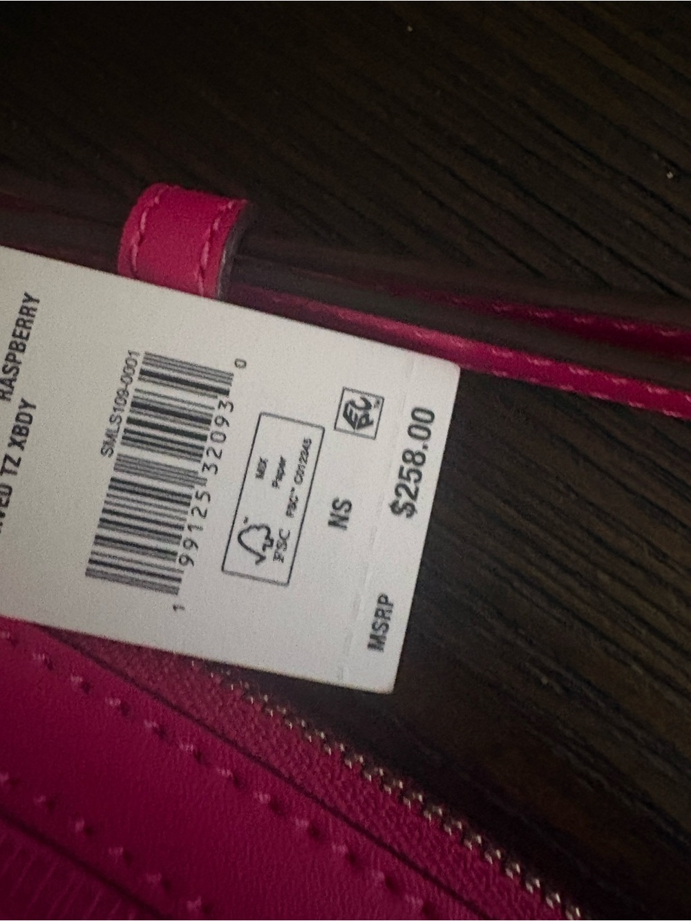 NEW AUTHENTIC Michael Kors Hot Pink Crossbody Bag - Picture 10 of 12